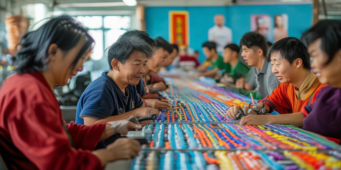 爱心助残车间投产,残疾人组装数据线月薪达4000元,助力残疾人实现自我价值
