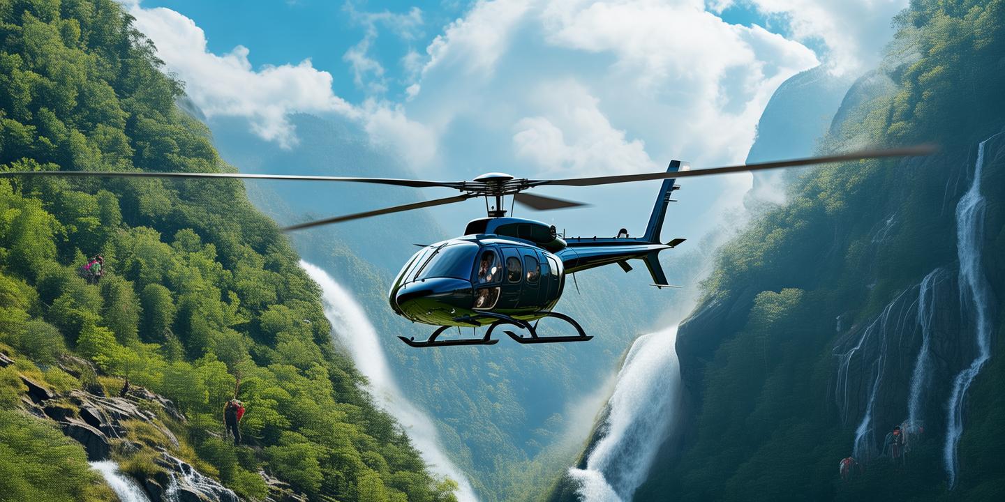 平桂区姑婆山低空旅游航线开通,直升机观光预订量激增300%