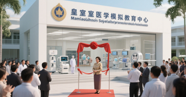 诗琳通公主到访玛希隆大学 为医学模拟中心揭幕