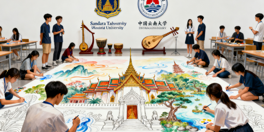 清迈大学与中国云南大学开展联合夏令营 促进文化与学术交流